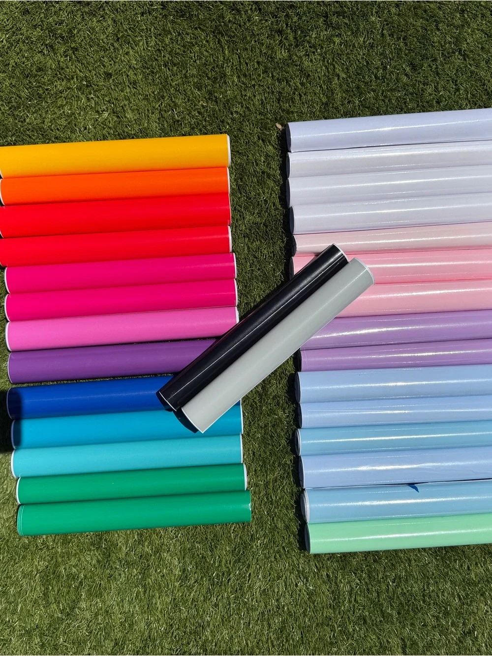 Assorted Pastel and Bright Color Adhesive Vinyl- Multipack